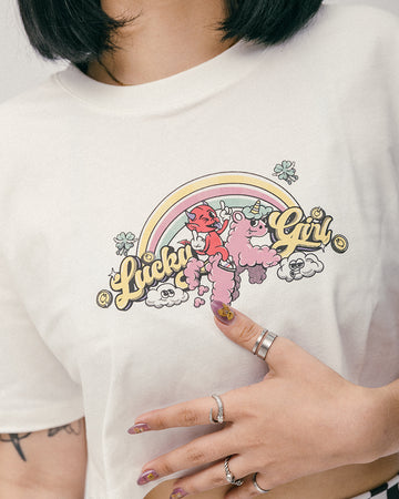 CROP TOP LUCKY GIRL