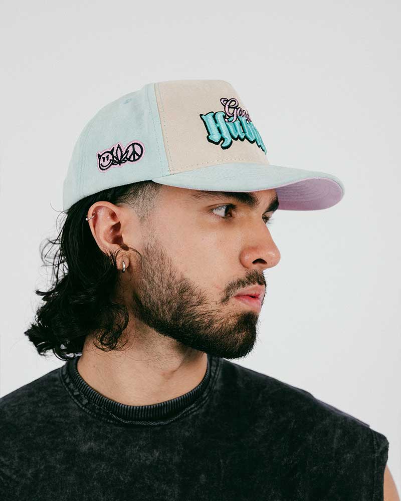 GORRA BEIGE / VERDE GOOD HABITS