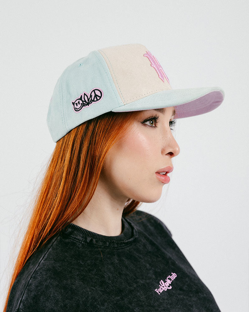 GORRA BEIGE / VERDE H