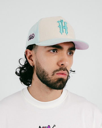 GORRA BEIGE / VERDE H