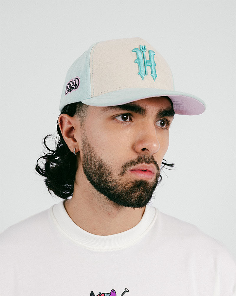 GORRA BEIGE / VERDE H