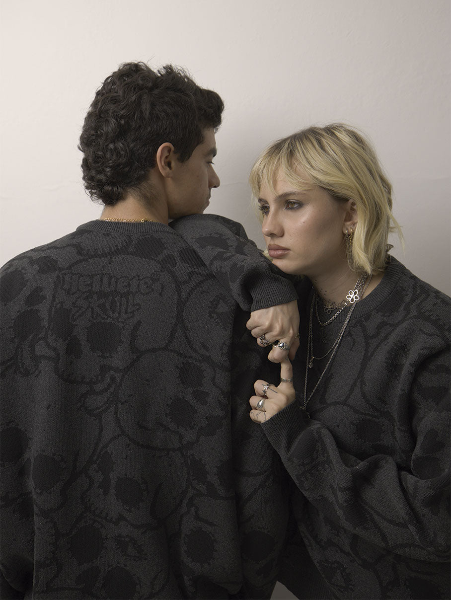 SWEATER HELVETE X SKULL