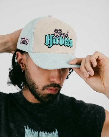 GORRA BEIGE / VERDE GOOD HABITS